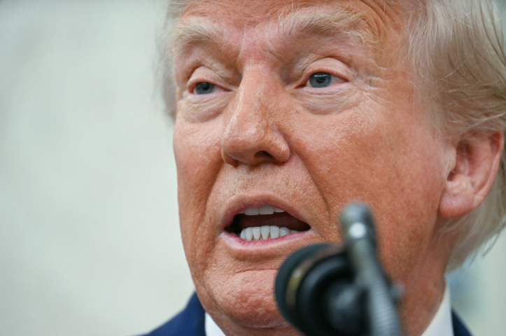 Donald Trump, président des Etats-Unis - Jim WATSON / AFP