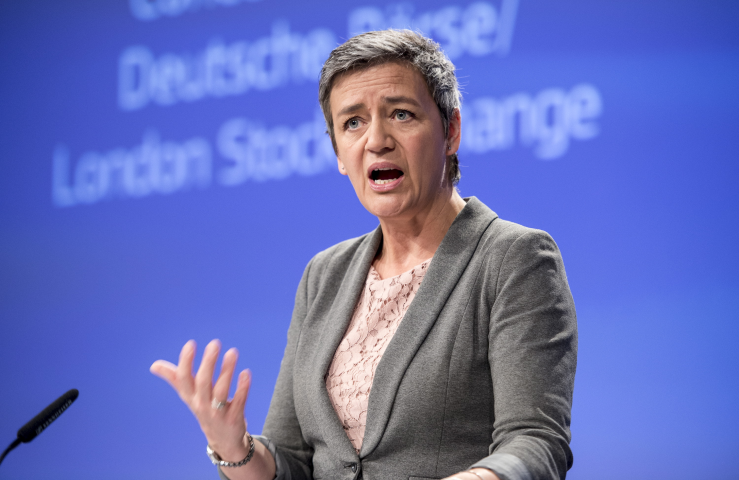 Margrethe Vestager, commissaire européenne à la concurrence (Wiktor Dabkowski/ZUMA/REA)