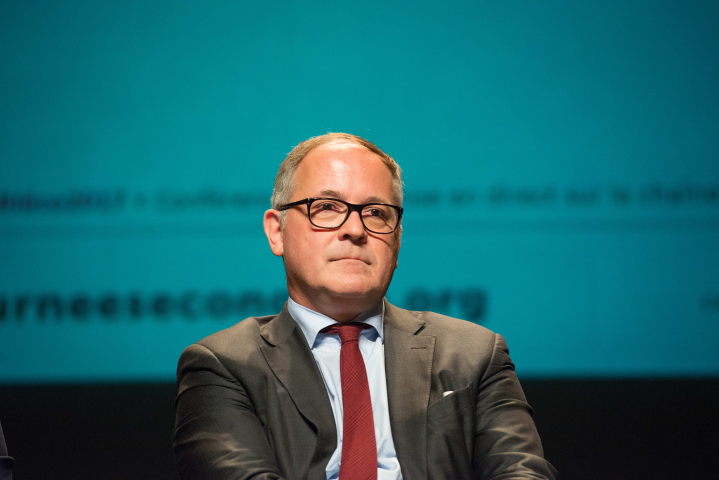 Benoît Coeuré, président de l'Autorité de la concurrence (©Stephane AUDRAS/REA)