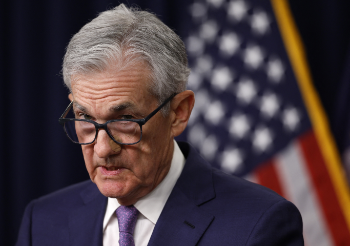 Jerome Powell, président de la Réserve fédérale américaine - Kevin Dietsch / GETTY IMAGES NORTH AMERICA / Getty Images via AFP