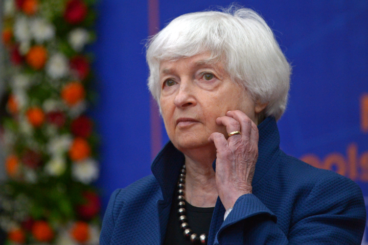 Janet Yellen, secrétaire au Trésor des Etats-Unis - Sam PANTHAKY / AFP