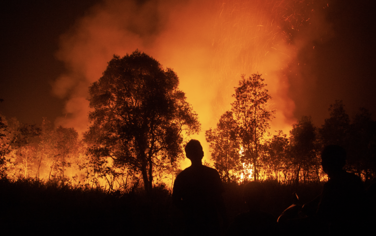 Incendie. Al ZULKIFLI / AFP
