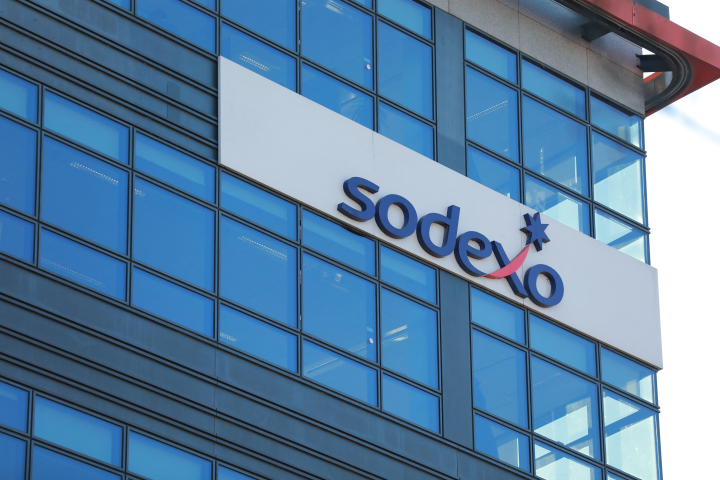 Siège de Sodexo, Issy-les-Moulineaux, janvier 2025 (Photo by Mohamad Salaheldin Abdelg Alsaye / ANADOLU / Anadolu via AFP)