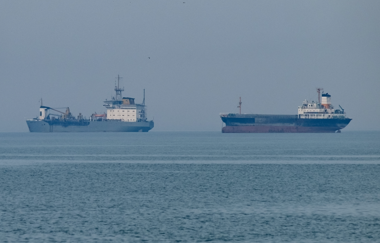 Pétroliers dans le golfe persique. Morteza Nikoubazl / NurPhoto / NurPhoto via AFP