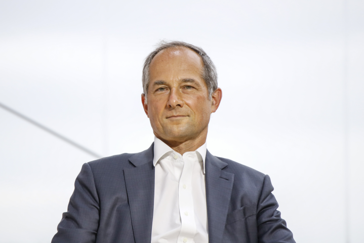 Frederic Oudea, directeur general de la banque Societe Generale (Thierry STEFANOPOULOS/REA)