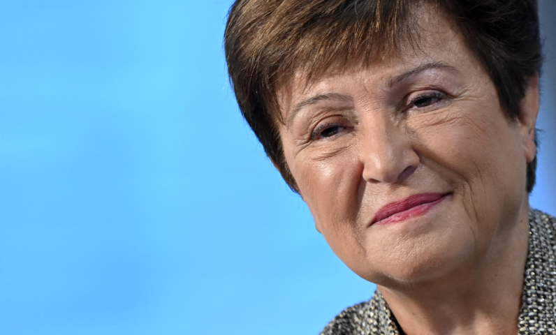 Kristalina Georgieva, directrice générale du Fonds monétaire international - OLIVIER DOULIERY / AFP