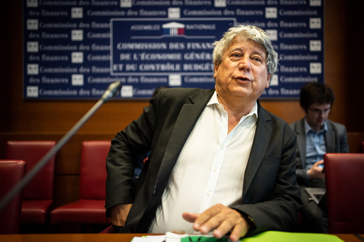 Eric Coquerel, président de la Commission des finances Assemblée nationale (Photo by Xose Bouzas / Hans Lucas / Hans Lucas via AFP)