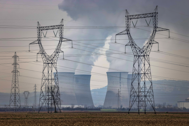 La production nucléaire est en baisse de 82 TWh en 2022 par rapport à 2021 (Laurent GRANDGUILLOT/REA)
