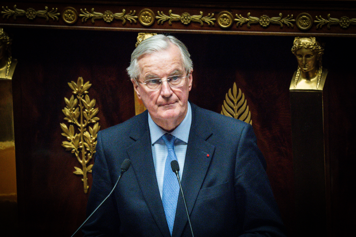 Michel Barnier - Xose Bouzas / Hans Lucas / Hans Lucas via AFP