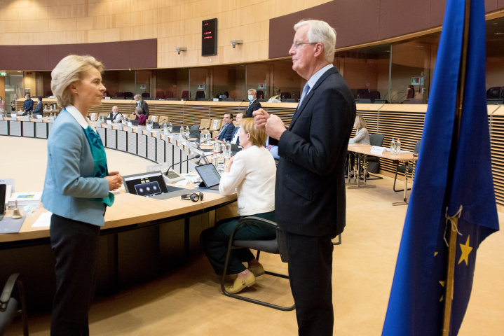 Weekly meeting of the von der Leyen Commission