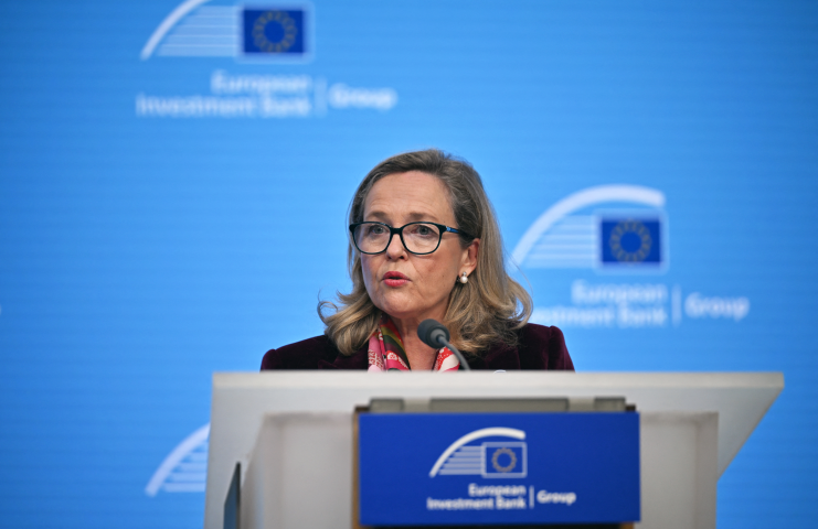 Nadia Calvino, présidente de la Banque européenne d'investissement - Photo par DURSUN AYDEMIR / ANADOLU / ANADOLU VIA AFP