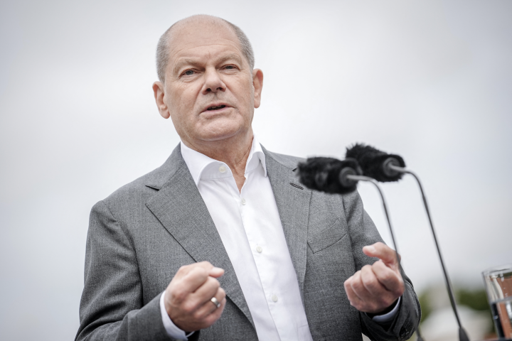 Olaf Scholz, chancelier allemand. KAY NIETFELD / DPA / dpa Picture-Alliance via AFP