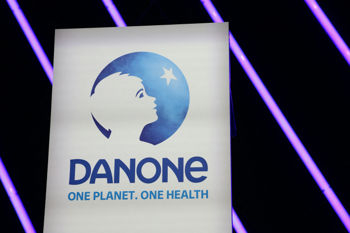 Nouvelle opération pour Danone dans le champ de la nutrition médicale avec The Akkermansia Company - Photo by Thomas SAMSON / AFP