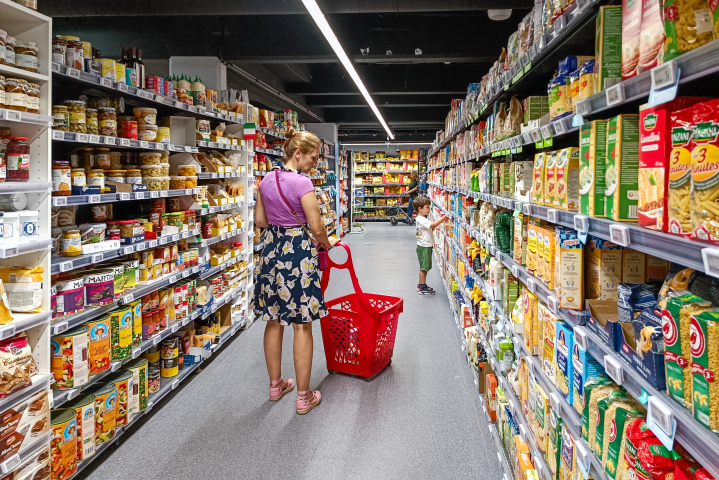 Supermarché (©Hans Lucas via AFP)