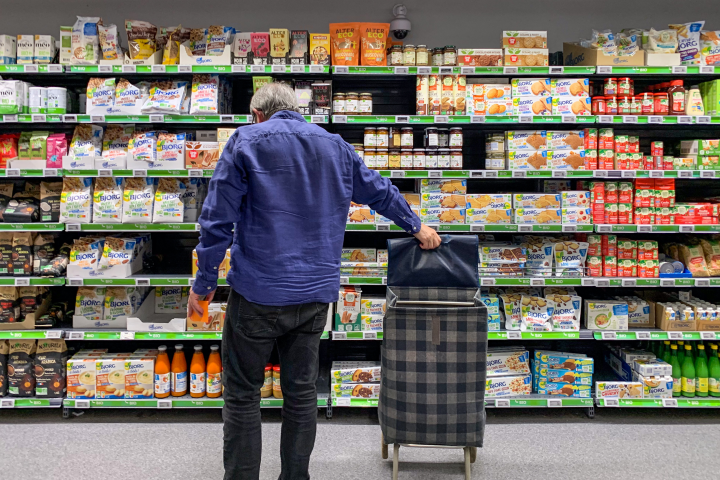 Supermarché parisien - Riccardo Milani / Hans Lucas / Hans Lucas via AFP