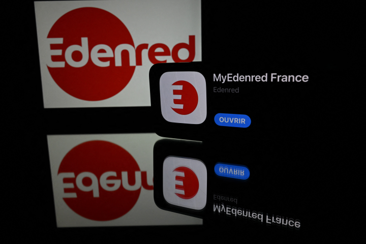 Edenred (Photo by Lionel BONAVENTURE / AFP)