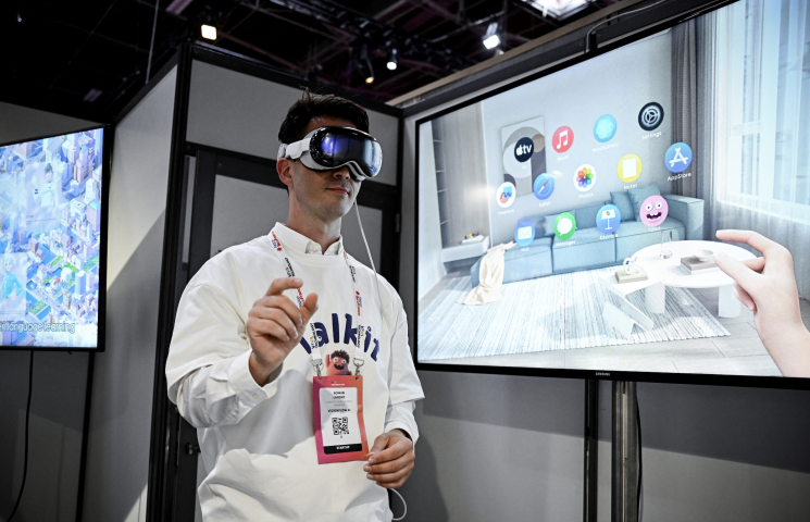 Intelligence artificielle. JULIEN DE ROSA / AFP