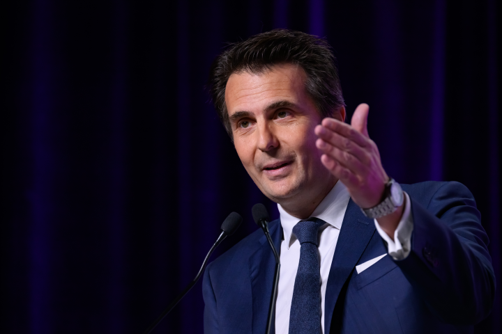 Yannick Bolloré, le président du conseil de surveillance de Vivendi - Eric TSCHAEN/REA