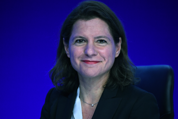 Catherine MacGregor, la directrice générale du groupe Engie - Photo by Eric PIERMONT / AFP