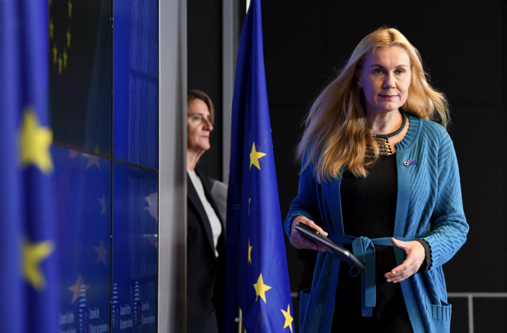Kadri Simson, commissaire européenne à l’énergie. Union Europeenne / Hans Lucas / Hans Lucas via AFP