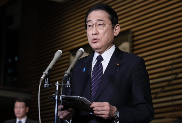 Kazuo Ueda, gouverneur de la Banque du Japon. Masamine Kawaguchi / Yomiuri / The Yomiuri Shimbun via AFP