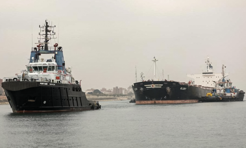 Canal de Suez. SUEZ CANAL AUTHORITY / AFP