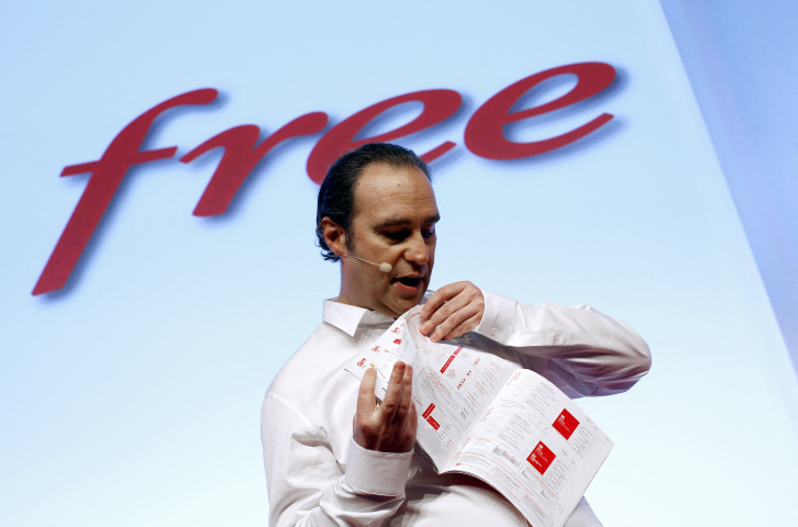 Xavier Niel, le fondateur d'Iliad - Photo by THOMAS COEX / AFP