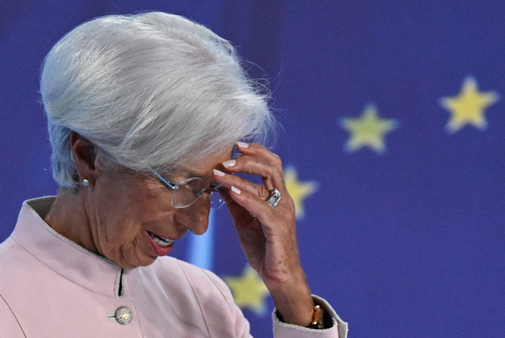 Christine Lagarde, présidente de la Banque centrale européenne - Kirill KUDRYAVTSEV / AFP
