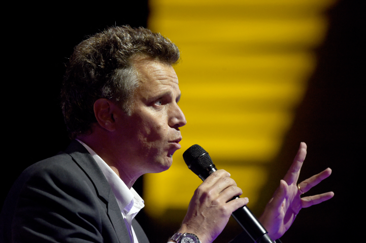 Arthur Sadoun, le président du directoire de Publicis - Photo by ERIC PIERMONT / AFP