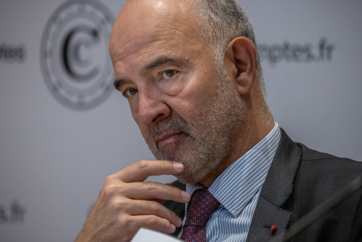 Pierre Moscovici, Premier président de la Cour des comptes - Guillaume BAPTISTE / AFP