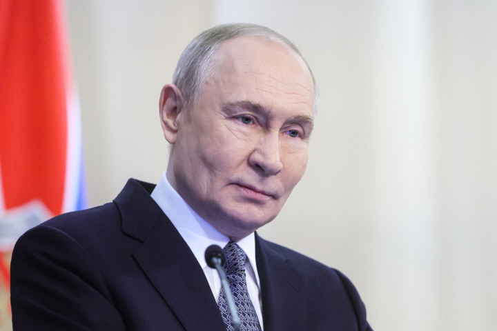 Vladimir Poutine, président de la Fédération de Russie - Photo par MIKHAIL METZEL / POOL / AFP