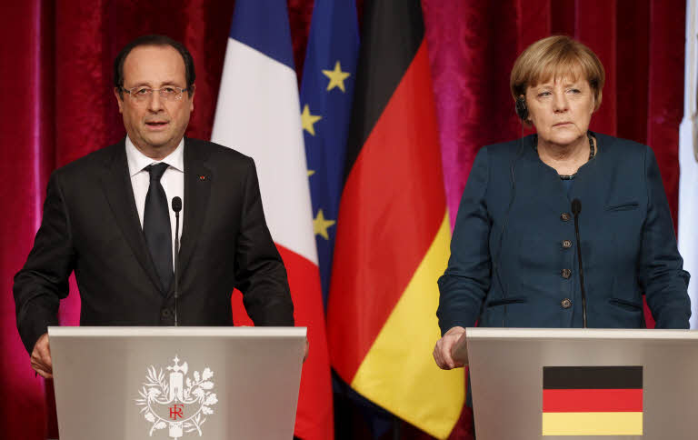 François Hollande - Angela Merkel