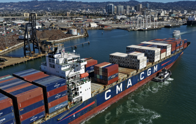 Port américain. Photo by JUSTIN SULLIVAN / GETTY IMAGES NORTH AMERICA / Getty Images via AFP
