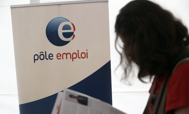 Stand Pôle Emploi. Franck CRUSIAUX/REA