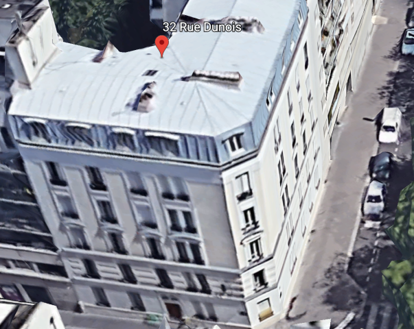 Immeuible du 32 rue Dunois (Crédit : Google)