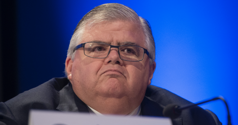 Agustín Carstens, directeur général de la Banque des règlements internationaux - Crédits : SAUL LOEB / AFP