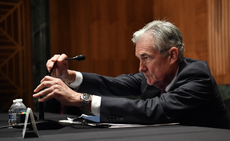 Jerome Powell, Président de la Réserve fédérale américaine - Nicholas Kamm / AFP