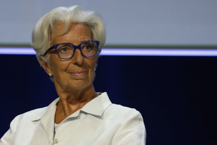 Christine Lagarde, Présidente de la Banque centrale européenne - Ludovic MARIN / AFP