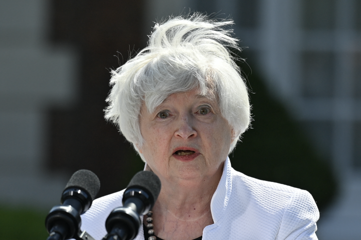 Janet Yellen, secrétaire au Trésor des Etats-Unis - JUSTIN TALLIS / POOL / AFP