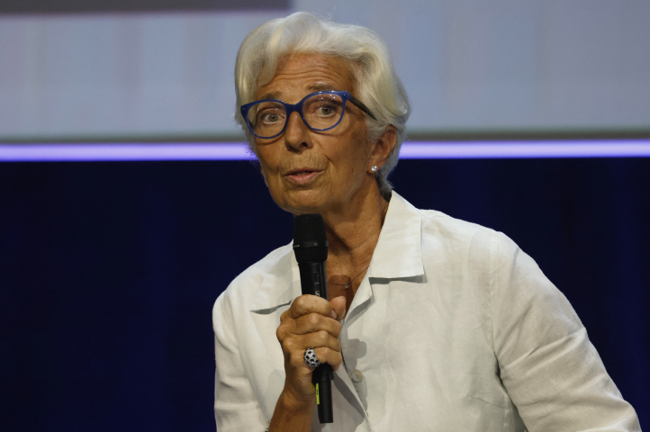 Christine Lagarde, Présidente de la Banque centrale européenne - Ludovic MARIN / AFP