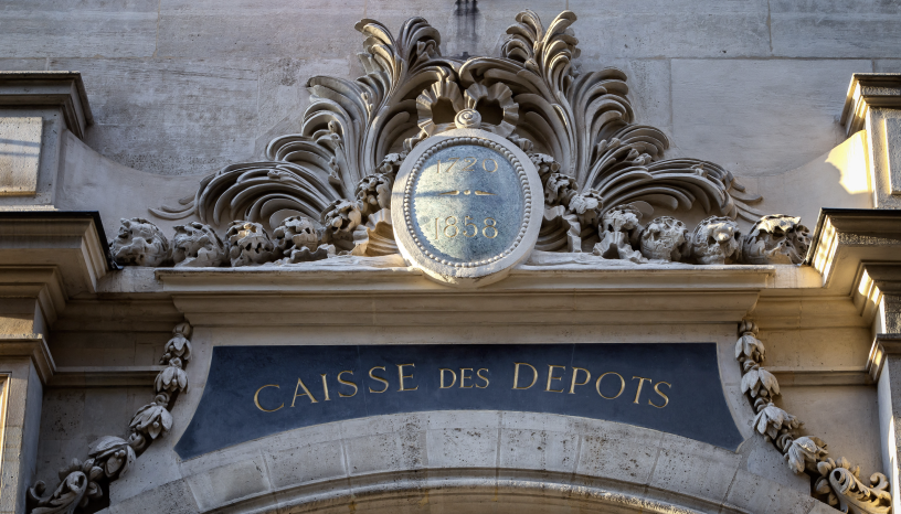 Bâtiment historique de la Caisse des Dépôts, Martin Noda / Hans Lucas / Hans Lucas via AFP