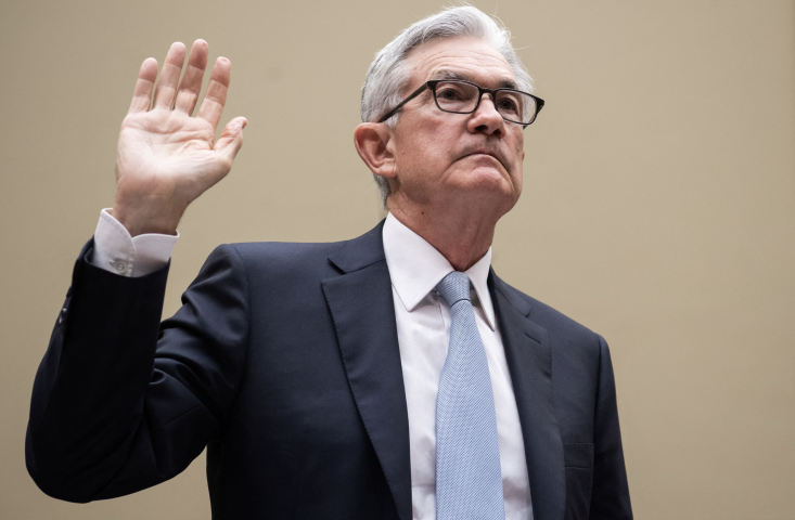 Jerome Powell, président de la Réserve fédérale américaine - SAUL LOEB / POOL / AFP