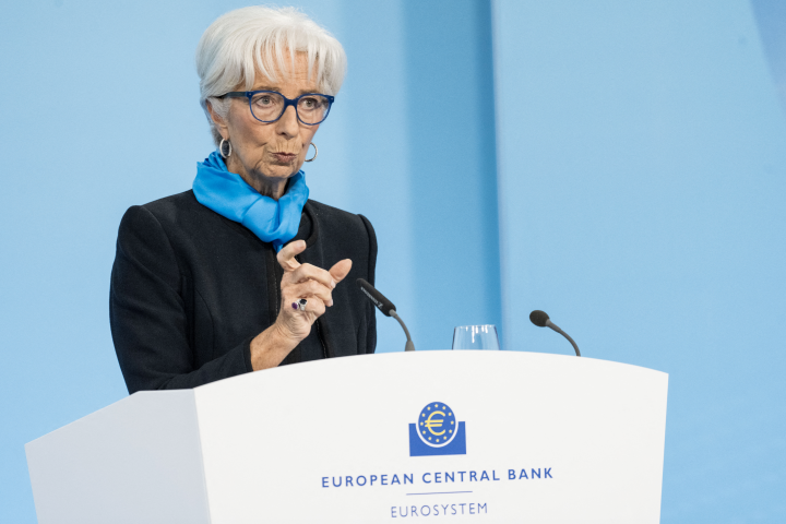 Christine Lagarde, présidente de la Banque centrale européenne - THOMAS LOHNES / GETTY IMAGES EUROPE / Getty Images via AFP