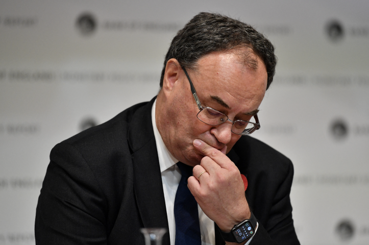 Andrew Bailey, gouverneur de la Banque d'Angleterre - WPA POOL / GETTY IMAGES EUROPE / Getty Images via AFP