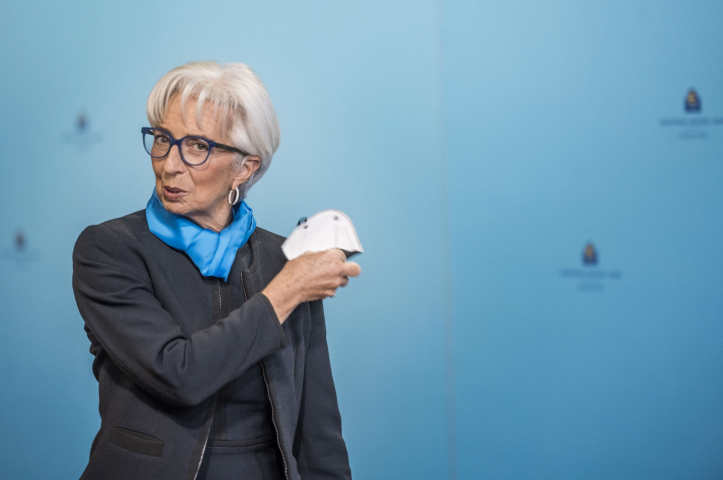 Christine Lagarde, présidente de la Banque centrale européenne - THOMAS LOHNES / GETTY IMAGES EUROPE / Getty Images via AFP