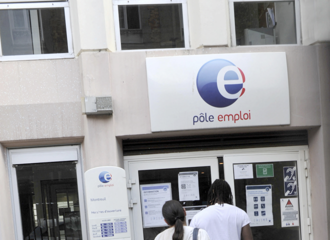 Pôle Emploi. Serge ATTAL / ONLY FRANCE / Only France via AFP