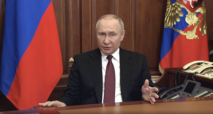 Vladimir Poutine, président de la fédération de Russie - Handout / KREMLIN.RU / AFP