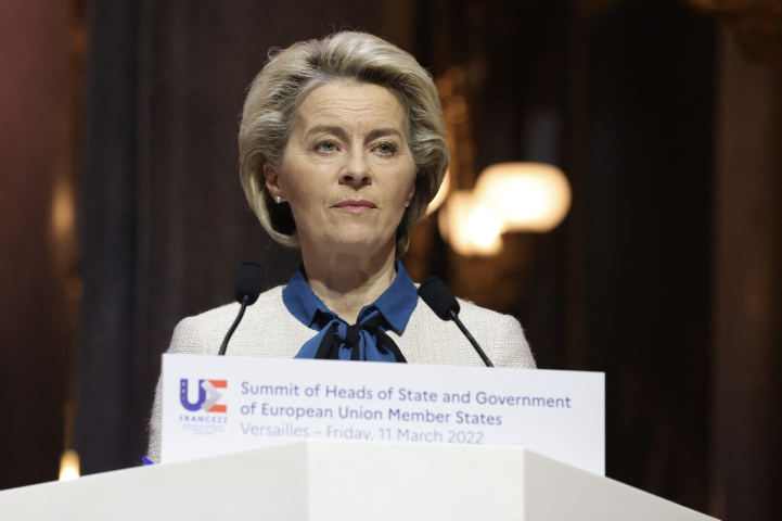 Ursula von der Leyen, présidente de la Commission européenne - EU Council / Pool / ANADOLU AGENCY / Anadolu Agency via AFP
