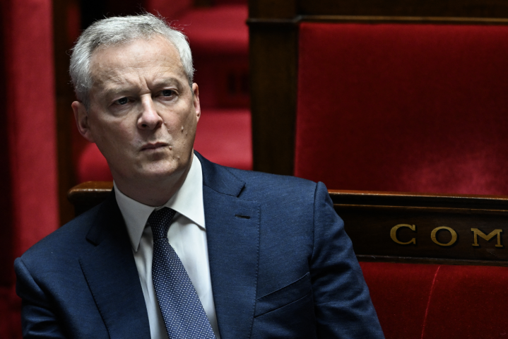 Bruno Le Maire, ministre de l'Economie, des Finances et de la Souveraineté industrielle et numérique - MIGUEL MEDINA / AFP

