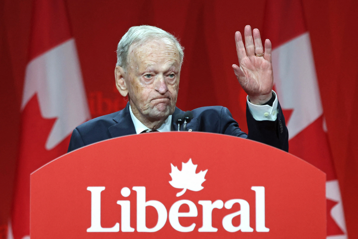 Jean Chrétien, ancien Premier ministre du Canada - Dave Chan / AFP